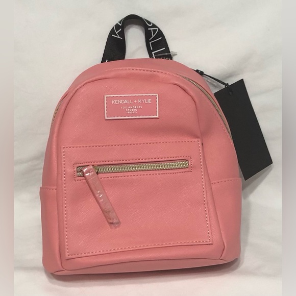 Kendall & Kylie mini back pack with hand and shoulders straps. Pink - Picture 1 of 5